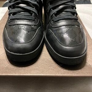 Men's Black Gucci Designer Sneakers